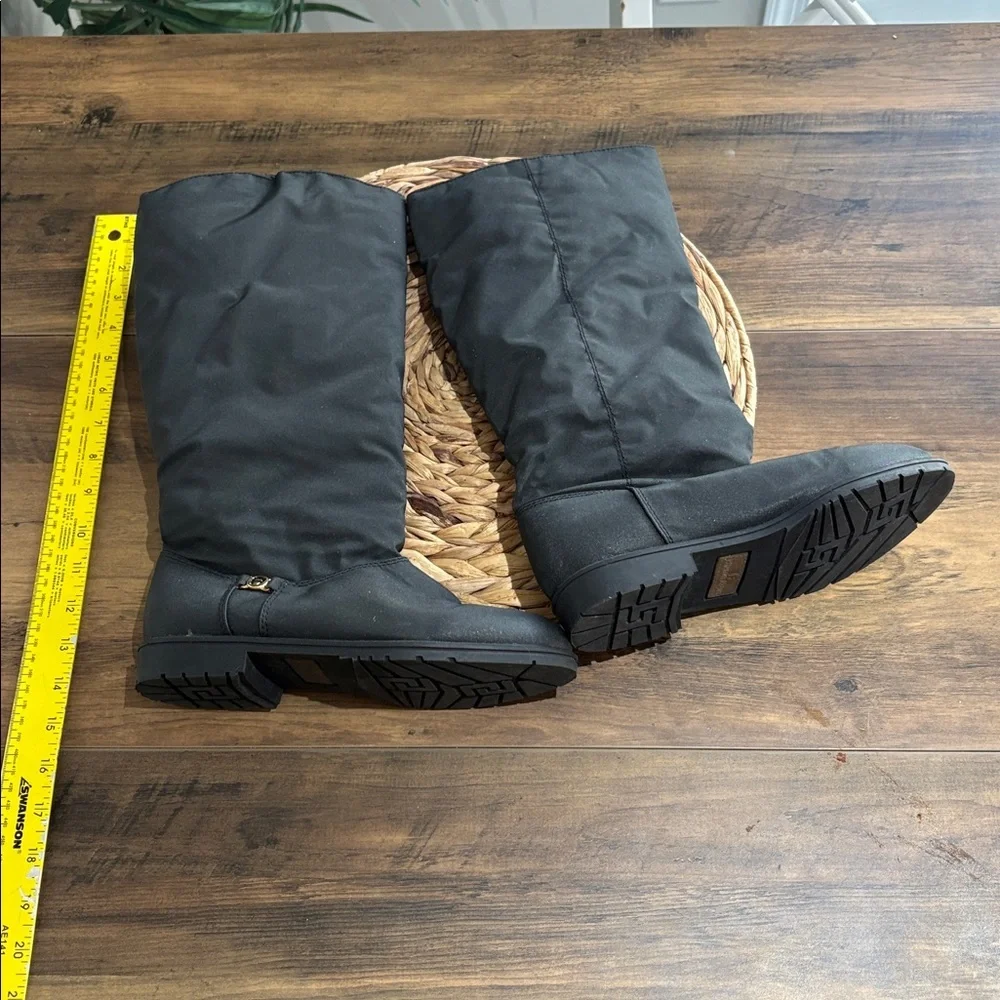 Etienne Aigner Storm 2 Black snow Rain Boots Size 7